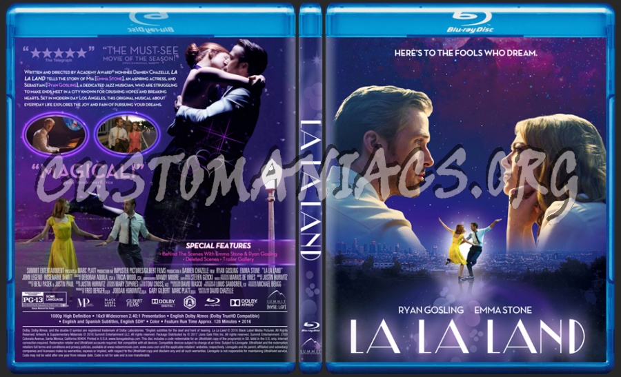 La La Land dvd cover