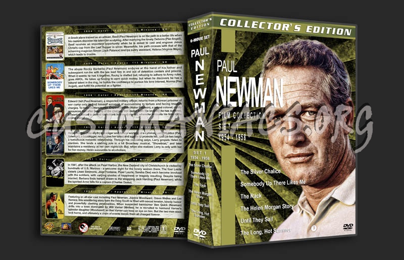 Paul Newman Film Collection - Set 1 (1956-1958) dvd cover