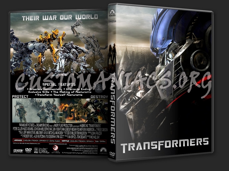 Transformers dvd cover