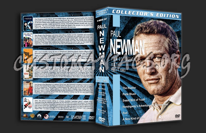 Paul Newman Film Collection - Set 3 (1961-1963) dvd cover