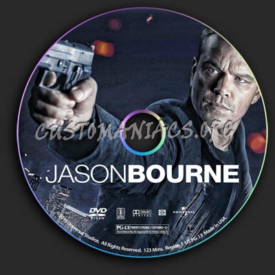 Jason Bourne dvd label