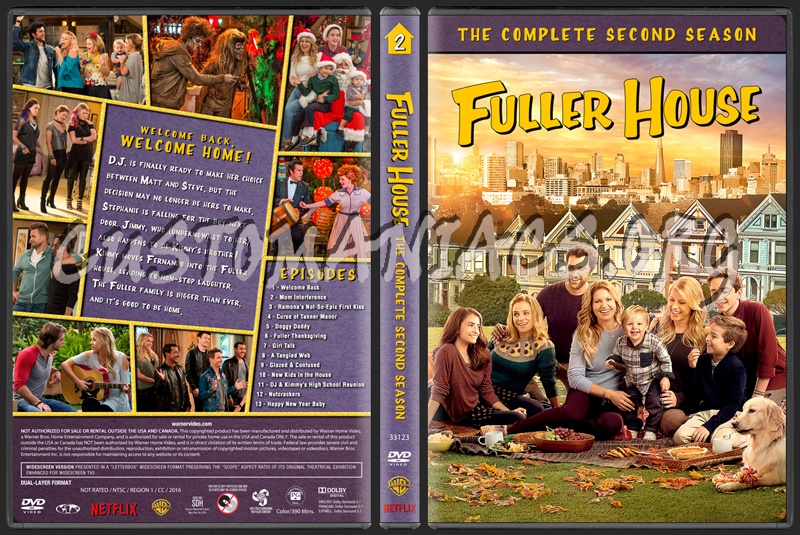 Fuller House - The Complete Second Season dvd cover