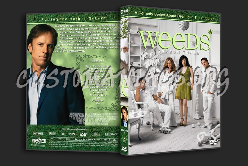 Weeds - The Complete Series (spanning spine) dvd cover