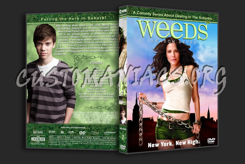Weeds - The Complete Series (spanning spine) dvd cover