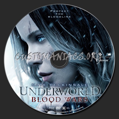 Underworld: Blood Wars dvd label