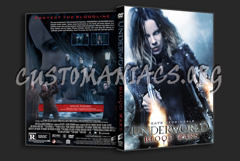 Underworld: Blood Wars dvd cover