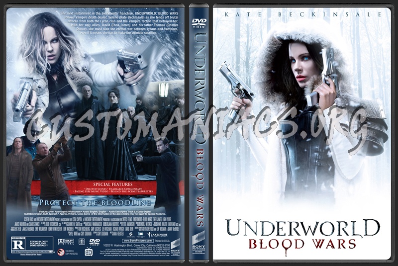 Underworld: Blood Wars dvd cover