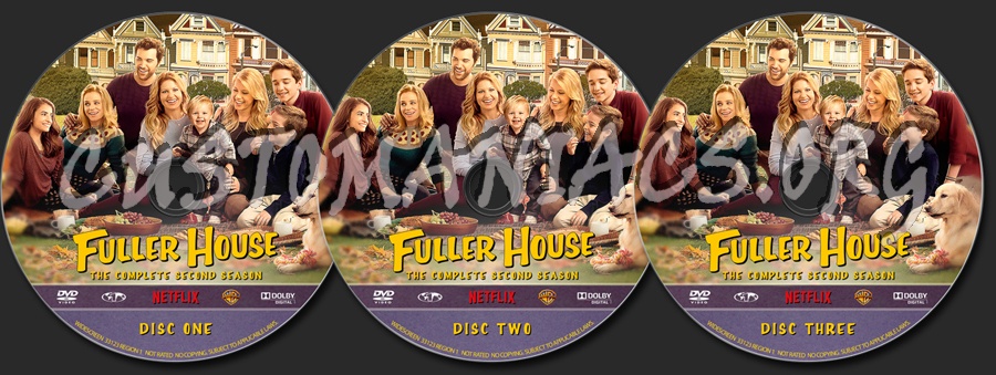 Fuller House - The Complete Second Season dvd label