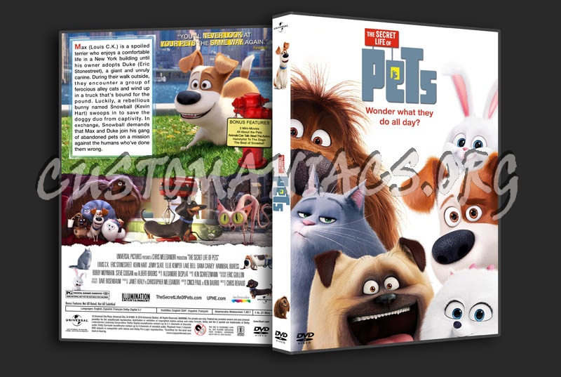 The Secret Life of Pets dvd cover