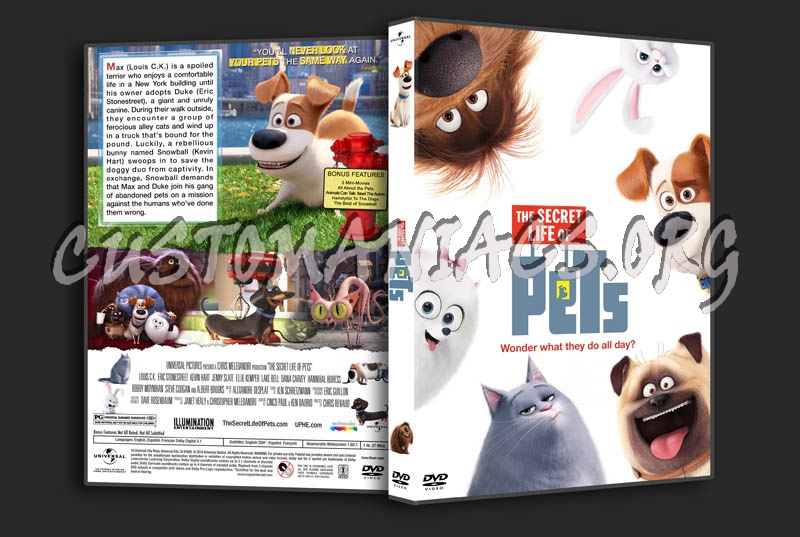 The Secret Life of Pets dvd cover