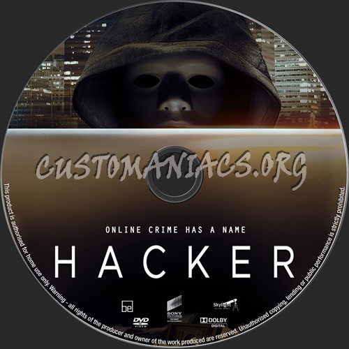 Hacker dvd label