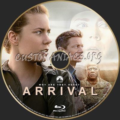 Arrival blu-ray label