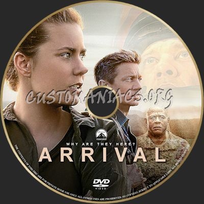 Arrival dvd label