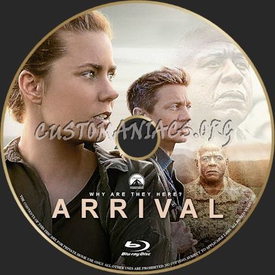 Arrival blu-ray label