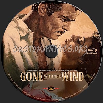 Gone with the Wind blu-ray label