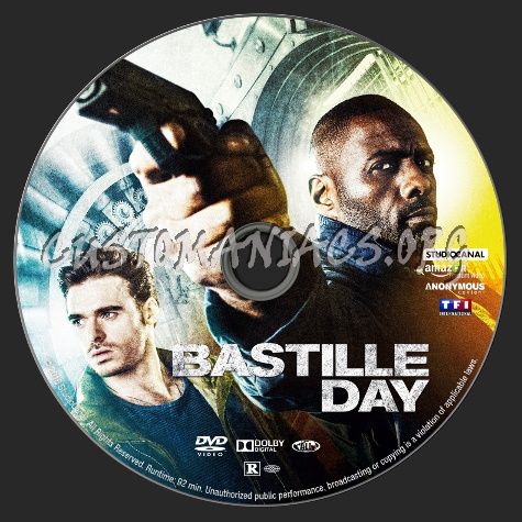 Bastille Day dvd label