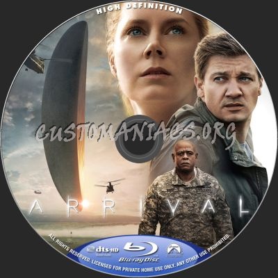 Arrival blu-ray label