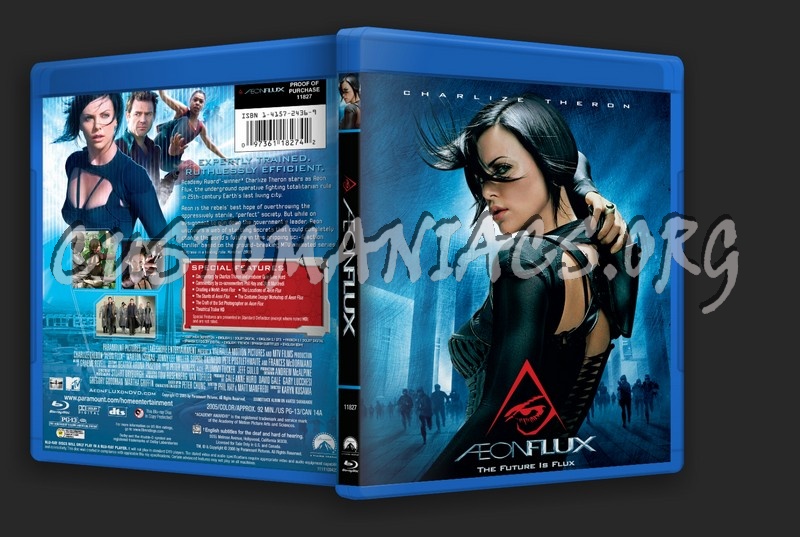 on Flux (Aeon Flux) blu-ray cover