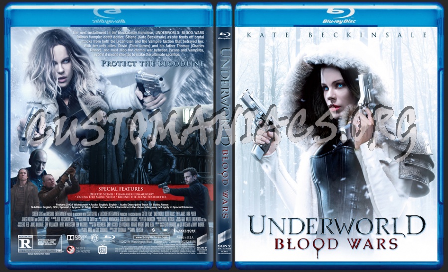 Underworld: Blood Wars dvd cover