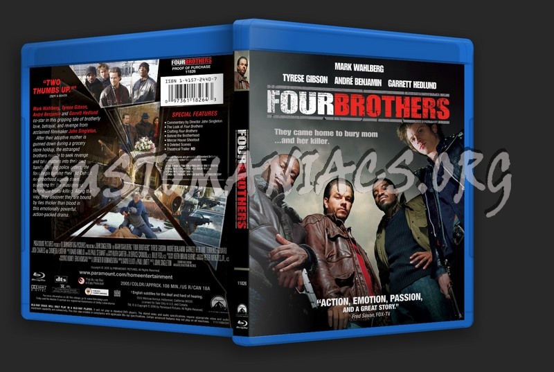 Four Brothers blu-ray cover