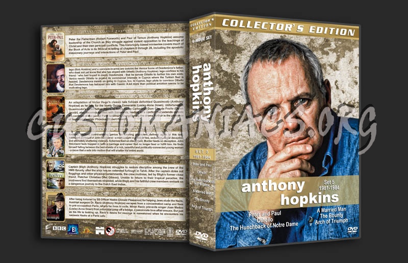 Anthony Hopkins Film Collection - Set 5 (1981-1984) dvd cover