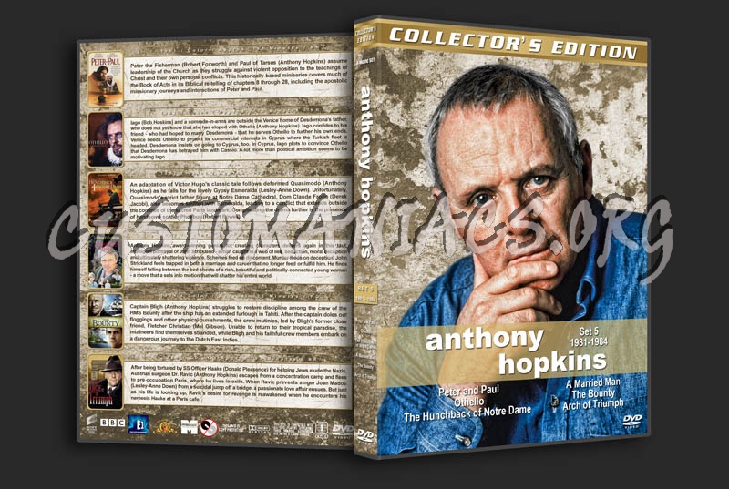 Anthony Hopkins Film Collection - Set 5 (1981-1984) dvd cover