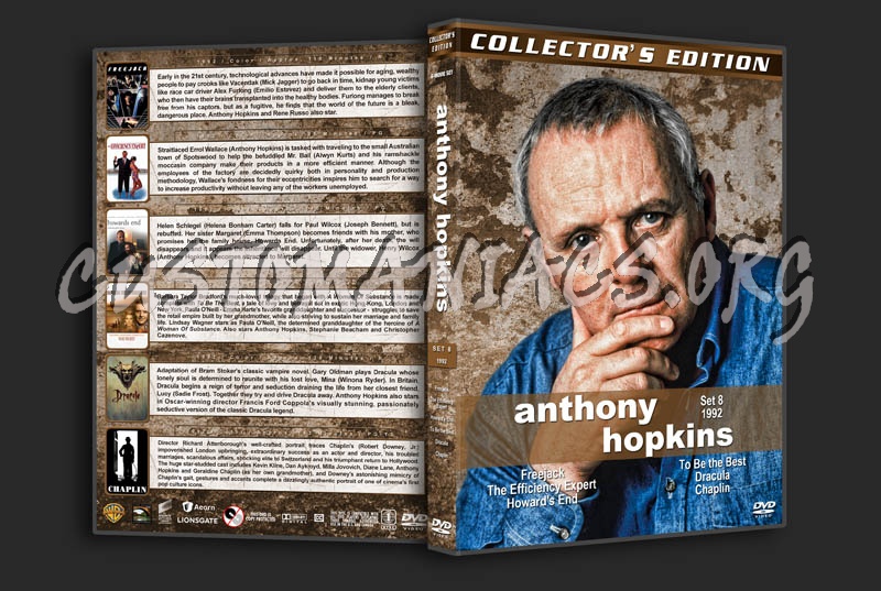 Anthony Hopkins Film Collection - Set 8 (1992) dvd cover