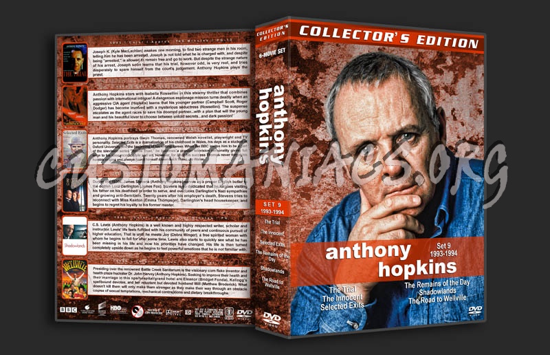 Anthony Hopkins Film Collection - Set 9 (1993-1994) dvd cover