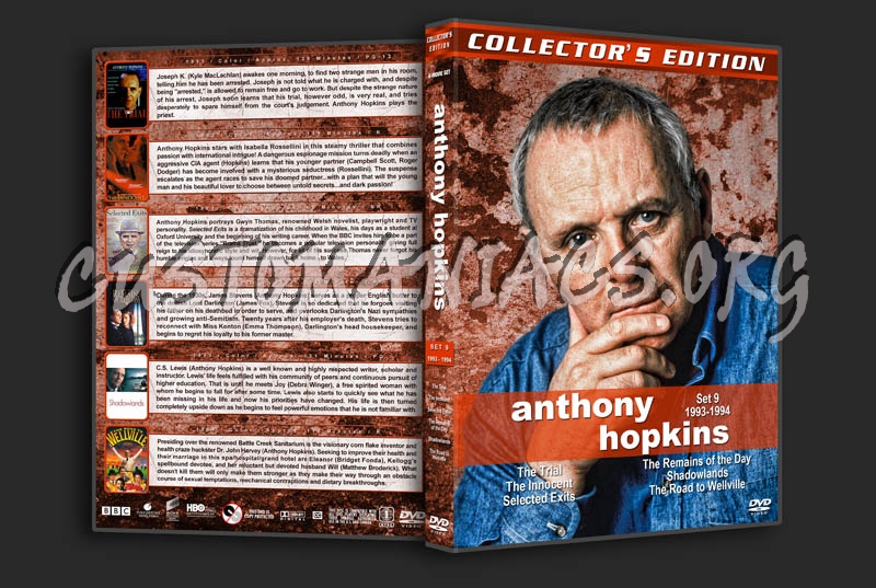 Anthony Hopkins Film Collection - Set 9 (1993-1994) dvd cover