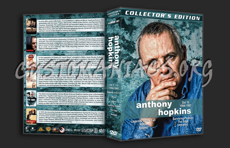 Anthony Hopkins Film Collection - Set 10 (1994-1997) dvd cover