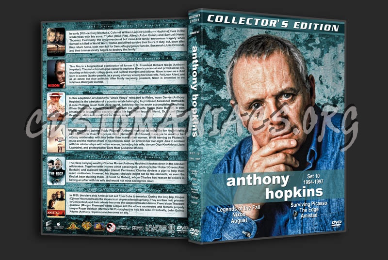 Anthony Hopkins Film Collection - Set 10 (1994-1997) dvd cover