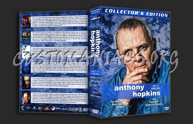 Anthony Hopkins Film Collection - Set 11 (1998-2001) dvd cover