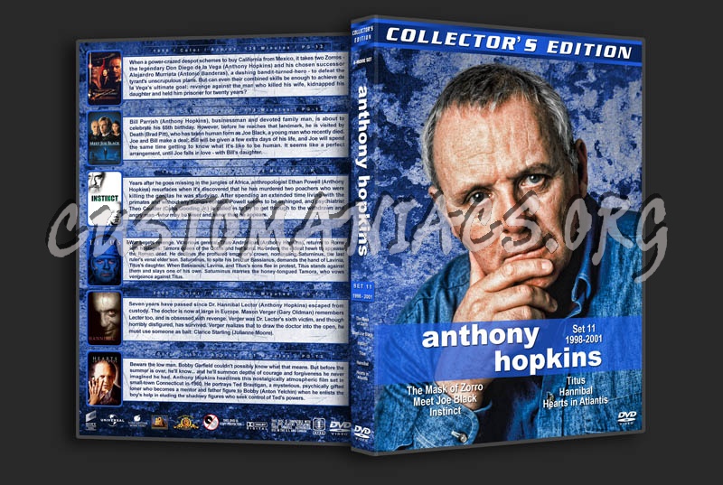 Anthony Hopkins Film Collection - Set 11 (1998-2001) dvd cover