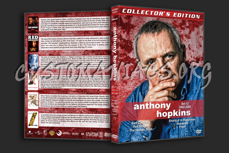 Anthony Hopkins Film Collection - Set 12 (2001-2005) dvd cover