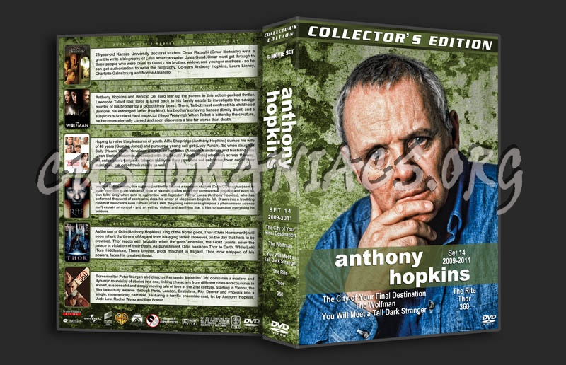 Anthony Hopkins Film Collection - Set 14 (2009-2011) dvd cover