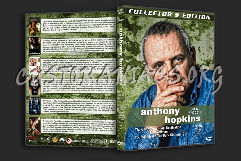Anthony Hopkins Film Collection - Set 14 (2009-2011) dvd cover
