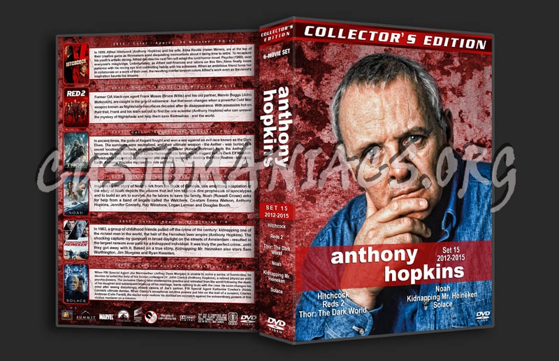 Anthony Hopkins Film Collection - Set 15 (2012-2015) dvd cover