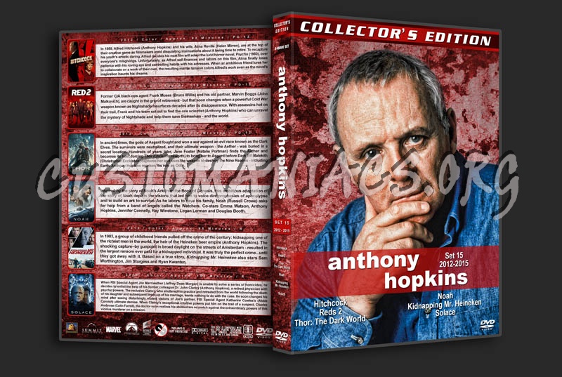 Anthony Hopkins Film Collection - Set 15 (2012-2015) dvd cover