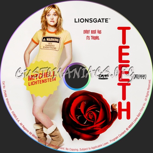 Teeth dvd label