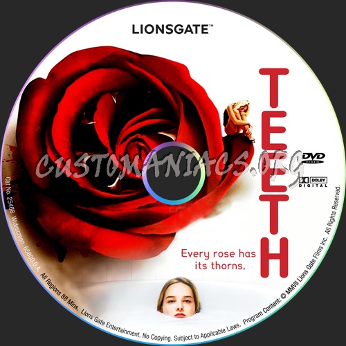 Teeth dvd label