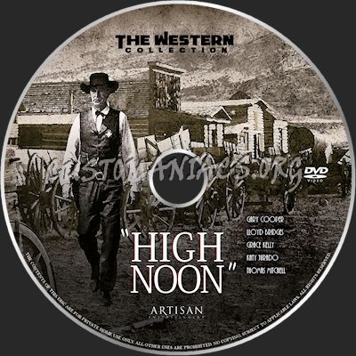 High Noon dvd label