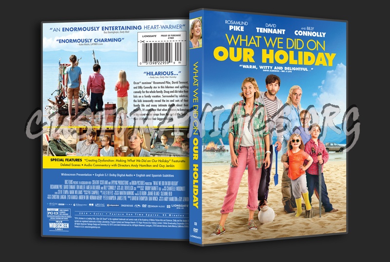 What We Did On Our Holiday dvd cover