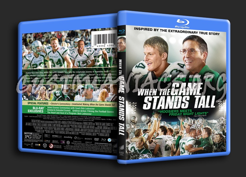 When the Game Stands Tall blu-ray cover