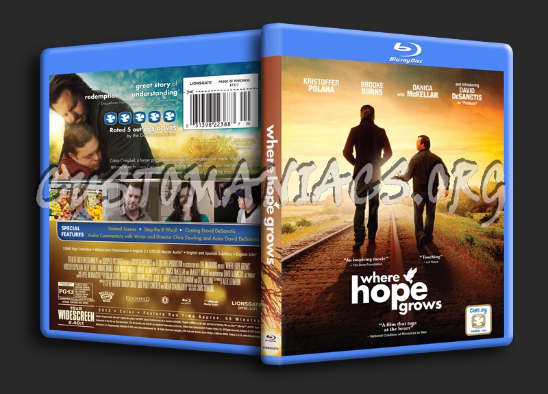 Where Hope Grows blu-ray cover