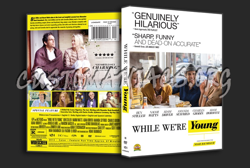 While We're Young dvd cover