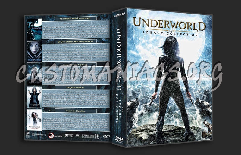 Underworld: The Legacy Collection dvd cover