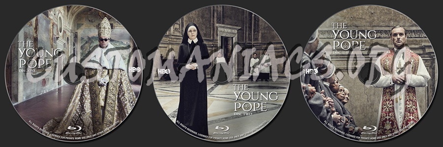 The Young Pope blu-ray label