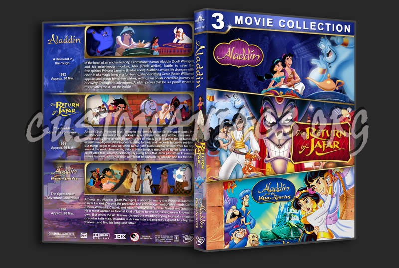 Aladdin Triple Feature dvd cover