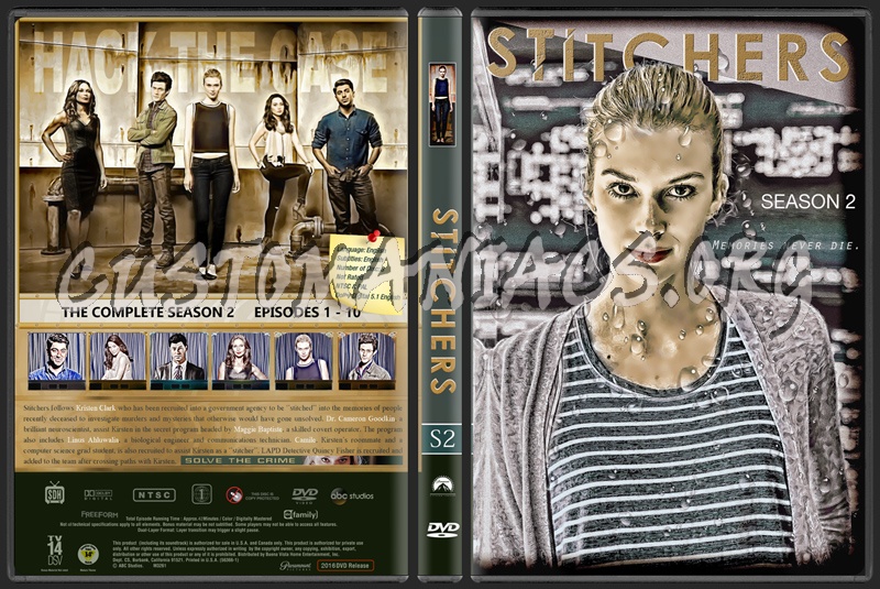 Stitchers (Season 2) dvd cover
