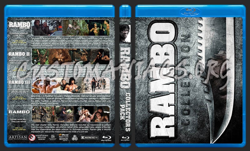 Rambo Collectors Pack blu-ray cover